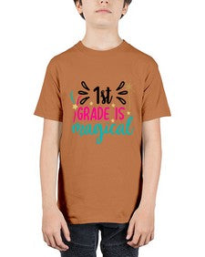 first grade is magical 140# - first grade - Youth Tee Unisex