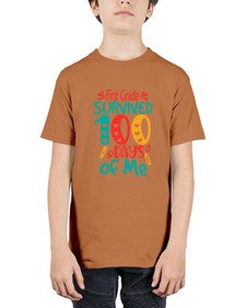 first grade survived one hundred days of me 158# - first grade - Youth Tee Unisex