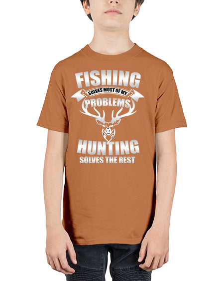 fishing 29# - shark-fish - Youth Tee Unisex