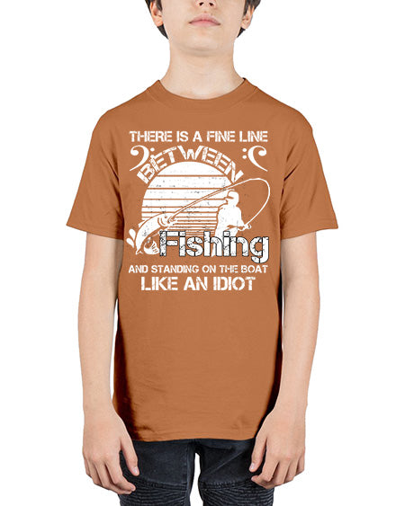 fishing 31# - shark-fish - Youth Tee Unisex