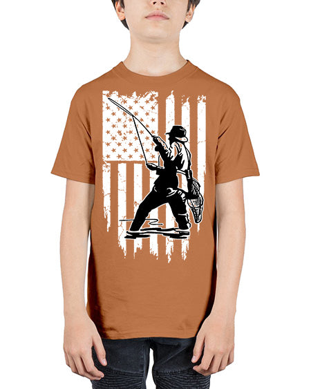 fishing 37# - shark-fish - Youth Tee Unisex
