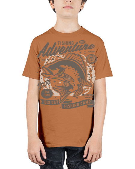 fishing adventure 51# - shark-fish - Youth Tee Unisex