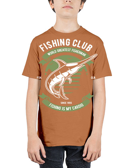 fishing club 50# - shark-fish - Youth Tee Unisex