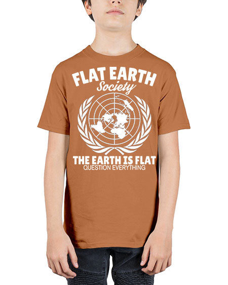 flat earth society 23# - nature - Youth Tee Unisex