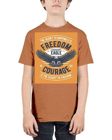 freedom eagle 35# - birds - Youth Tee Unisex