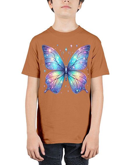 glitter butterfly 14# - butterfly - Youth Tee Unisex