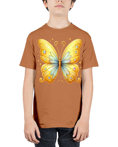 glitter butterfly 3# - butterfly - Youth Tee Unisex