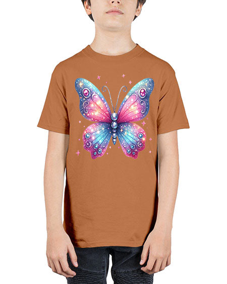 glitter butterfly 5# - butterfly - Youth Tee Unisex