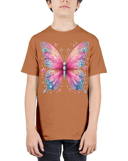 glitter butterfly 8# - butterfly - Youth Tee Unisex