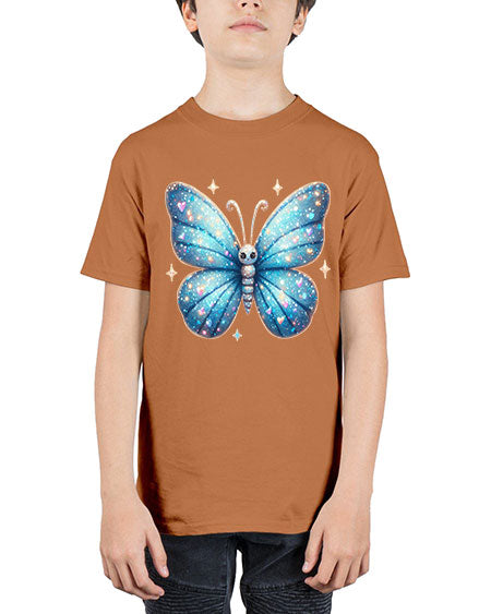 glitter butterfly 9# - butterfly - Youth Tee Unisex