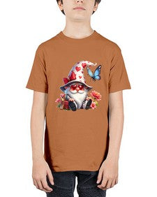 gnome with butterfly 13# - gnome - Youth Tee Unisex