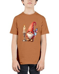 gnome with butterfly 16# - gnome - Youth Tee Unisex