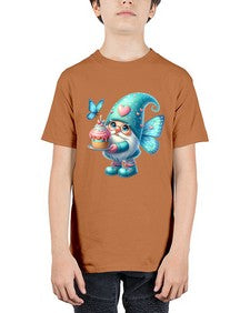 gnome with butterfly 20# - gnome - Youth Tee Unisex