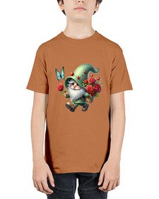 gnome with butterfly 24# - gnome - Youth Tee Unisex