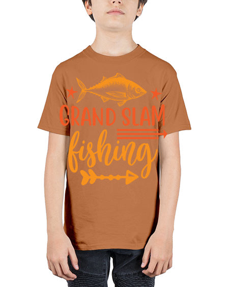 grand salm fishing 12# - shark-fish - Youth Tee Unisex