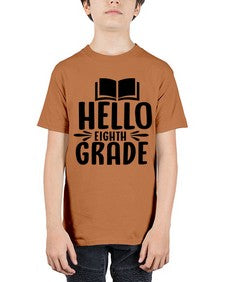 hello eighth grade 256# - eighth grade - Youth Tee Unisex