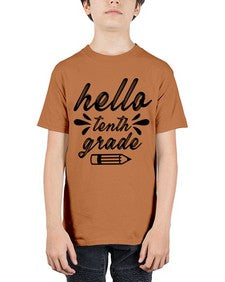 hello tenth grade 338# - tenth grade - Youth Tee Unisex