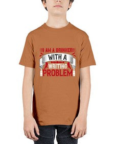 i am a drinker with a writing problem 197# - drinking - Youth Tee Unisex