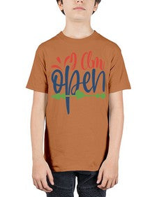 i am open Style 100# - motivation - Youth Tee Unisex