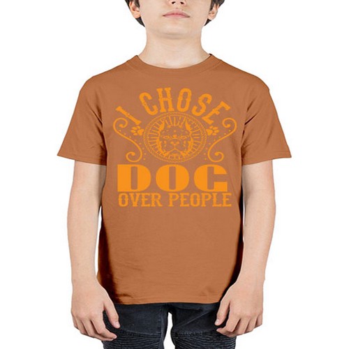 i chose dog over peole 160# - dogs - Youth Tee Unisex