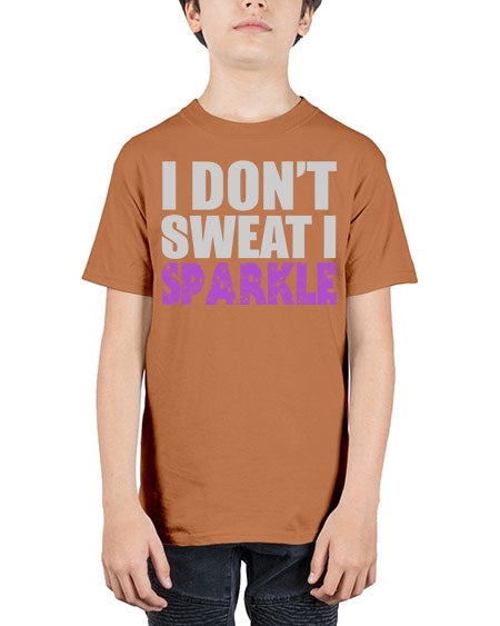 i dont sweat i sparkle cheer - cheer - Youth Tee Unisex