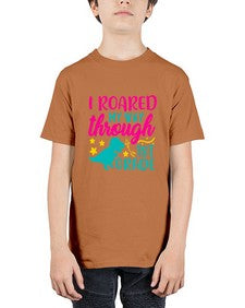 i roared my way through first grade 374# - first grade - Youth Tee Unisex