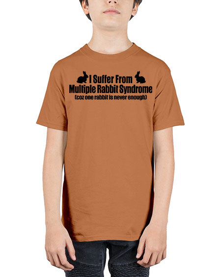 i suffer from mulitple rabbit syndrome - rabbit - Youth Tee Unisex