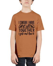 i swear i have it all together i just cant find it 39# - sarcastic - Youth Tee Unisex