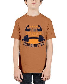 i’m stronger than diabetes Style 23# - diabetes - Youth Tee Unisex