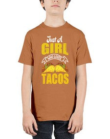 just a girl who loves tacos 1254# - tacos - Youth Tee Unisex