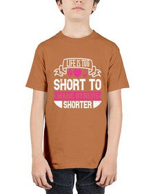 life is too short to make others shorter 317# - vegan - Youth Tee Unisex