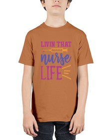 livin that nurse life Style 276# - nurse - Youth Tee Unisex