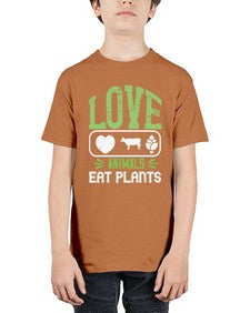 love animals eat plants 321# - vegan - Youth Tee Unisex