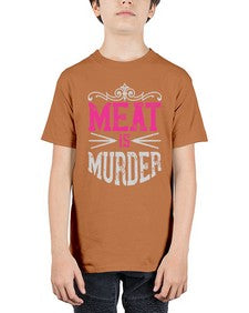 meat is murder 334# - vegan - Youth Tee Unisex