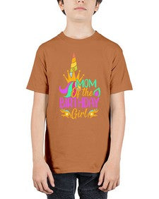 mom of the birthday girl 308# - unicorn - Youth Tee Unisex