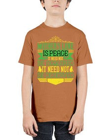 mothers love is peace it need not be acquired it need not be deserved 438# - parents day - Youth Tee Unisex