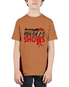murder shows and comfy clothes 945# - true crime - Youth Tee Unisex