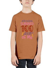 my teacher grade survived one hundred days of me 551# - one hundred days - Youth Tee Unisex
