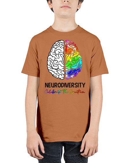 neurodiversity celebrate the specturm - autism - Youth Tee Unisex