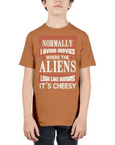 normally i avoid movies where aliens look human 35# - ufo - Youth Tee Unisex