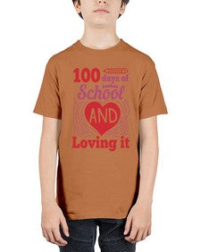 one hundred days of school and loving it 571# - one hundred days - Youth Tee Unisex