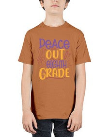 peace out eighth grade 616# - eighth grade - Youth Tee Unisex