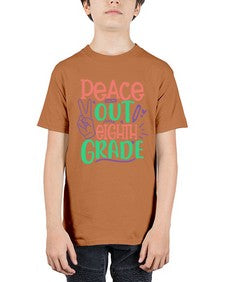 peace out eighth gradee 617# - eighth grade - Youth Tee Unisex
