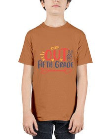 peace out fifth grade 620# - fifth grade - Youth Tee Unisex