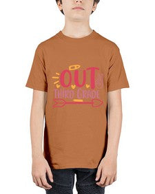 peace out third grade 646# - third grade - Youth Tee Unisex