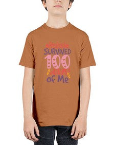 preschool grade survived days of me 683# - prek headstart - Youth Tee Unisex