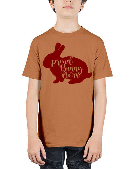proud bunny mom - rabbit - Youth Tee Unisex