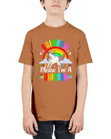 rainbow please im a unicorn 364# - unicorn - Youth Tee Unisex