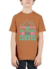 real unicorns have curves 373# - unicorn - Youth Tee Unisex