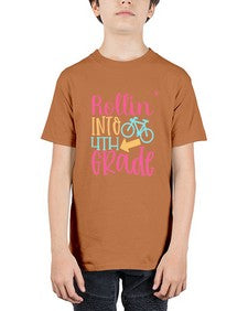 rollin into fourth grade 778# - fourth grade - Youth Tee Unisex